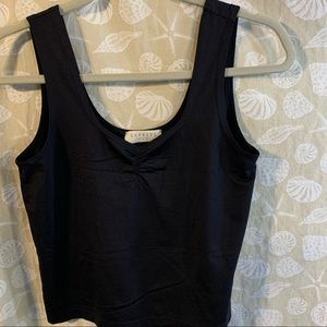 🛍Express black crop tank top